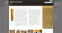 Desktop Screenshot of beer-studies.com