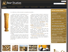 Tablet Screenshot of beer-studies.com
